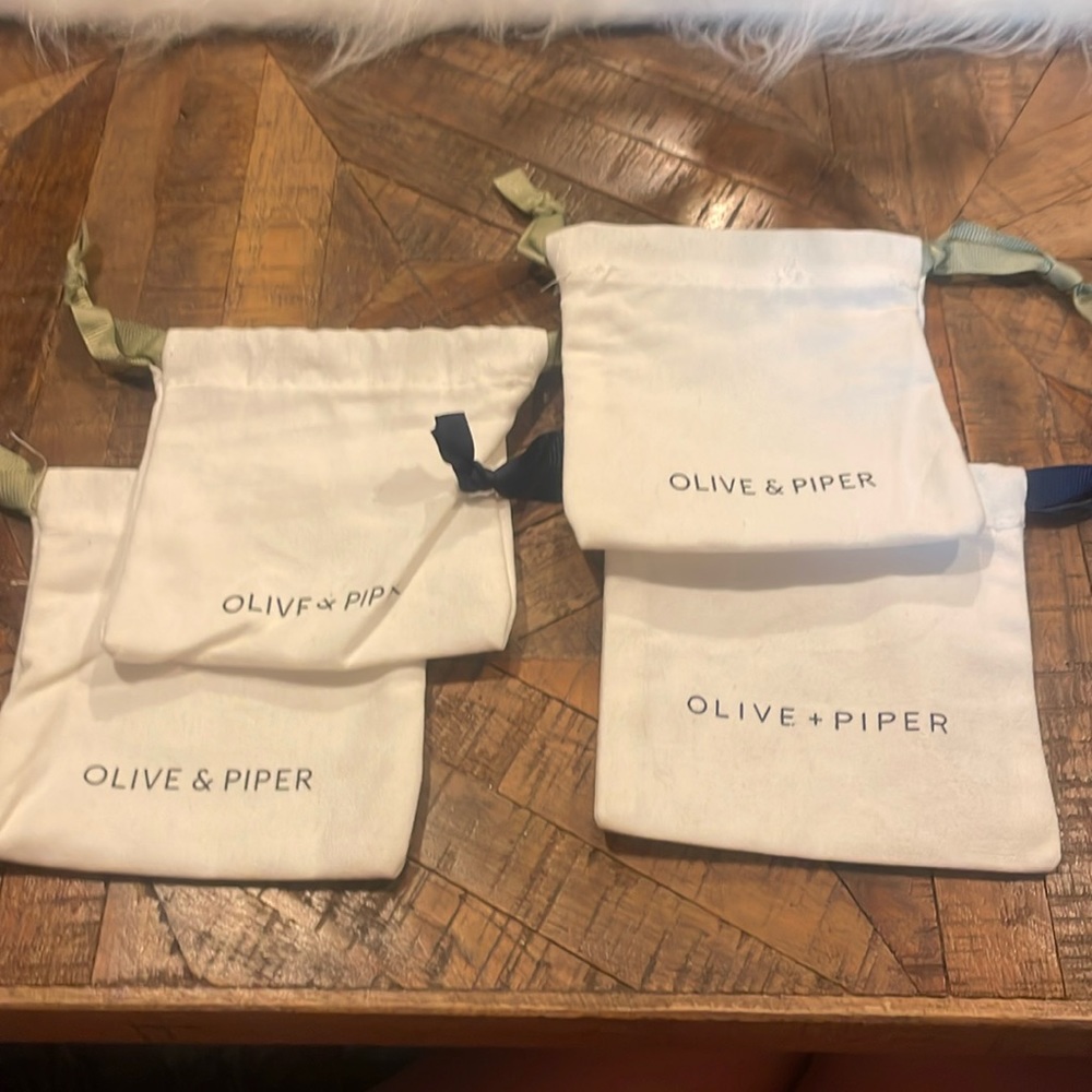 Olive and piper dust bags set of four